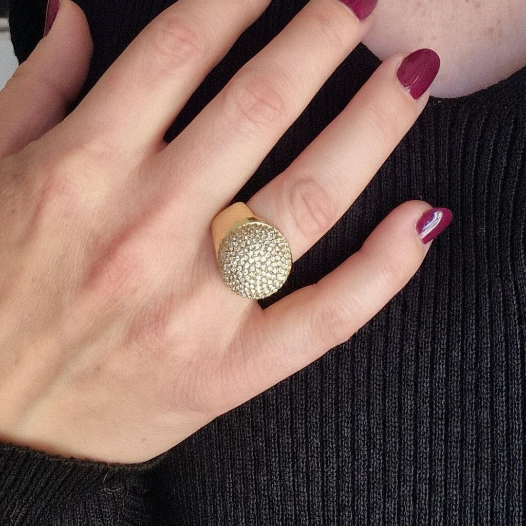 Anello Bon Bon con strass