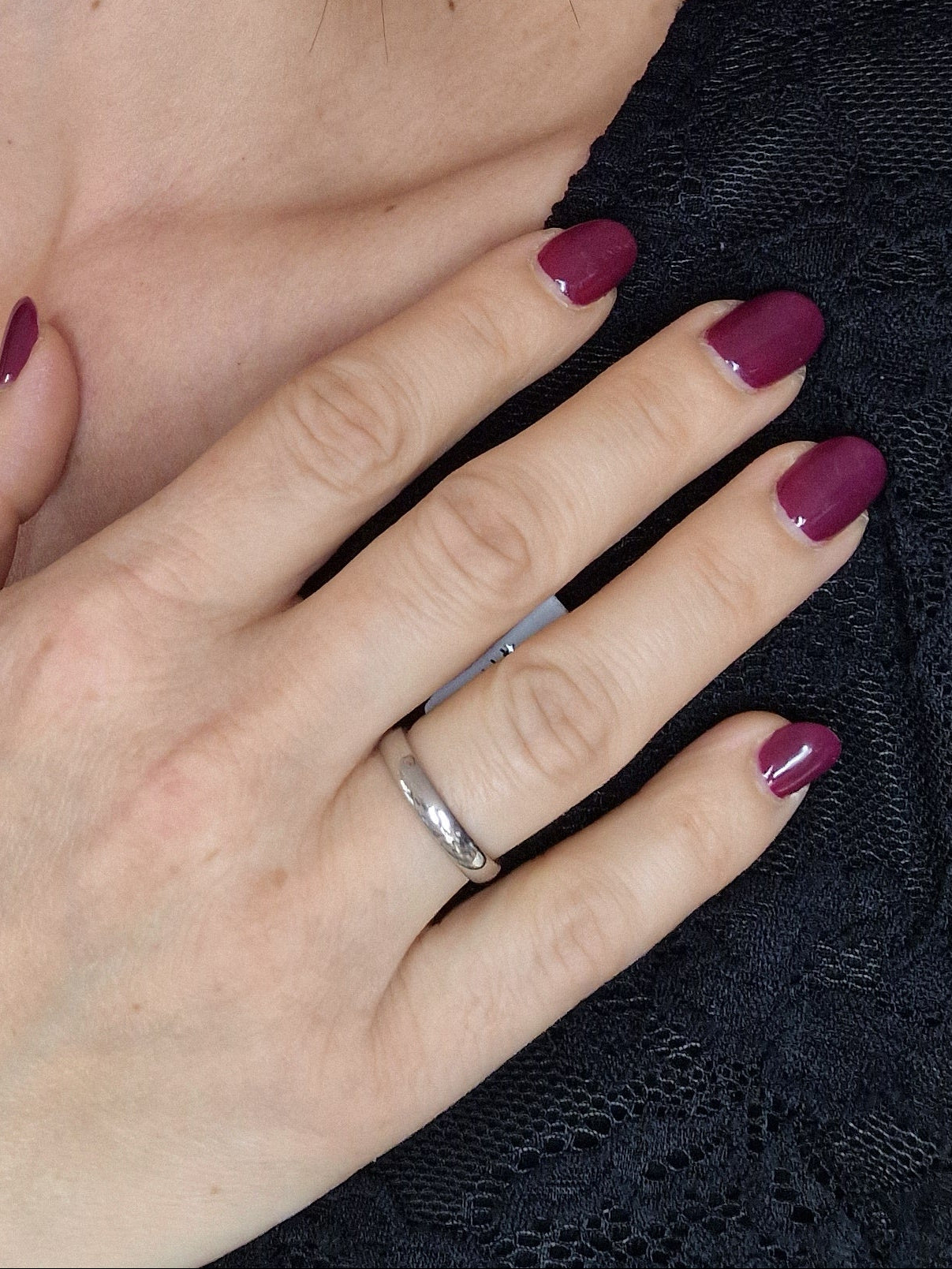 Anello Fedina Acciaio 4MM