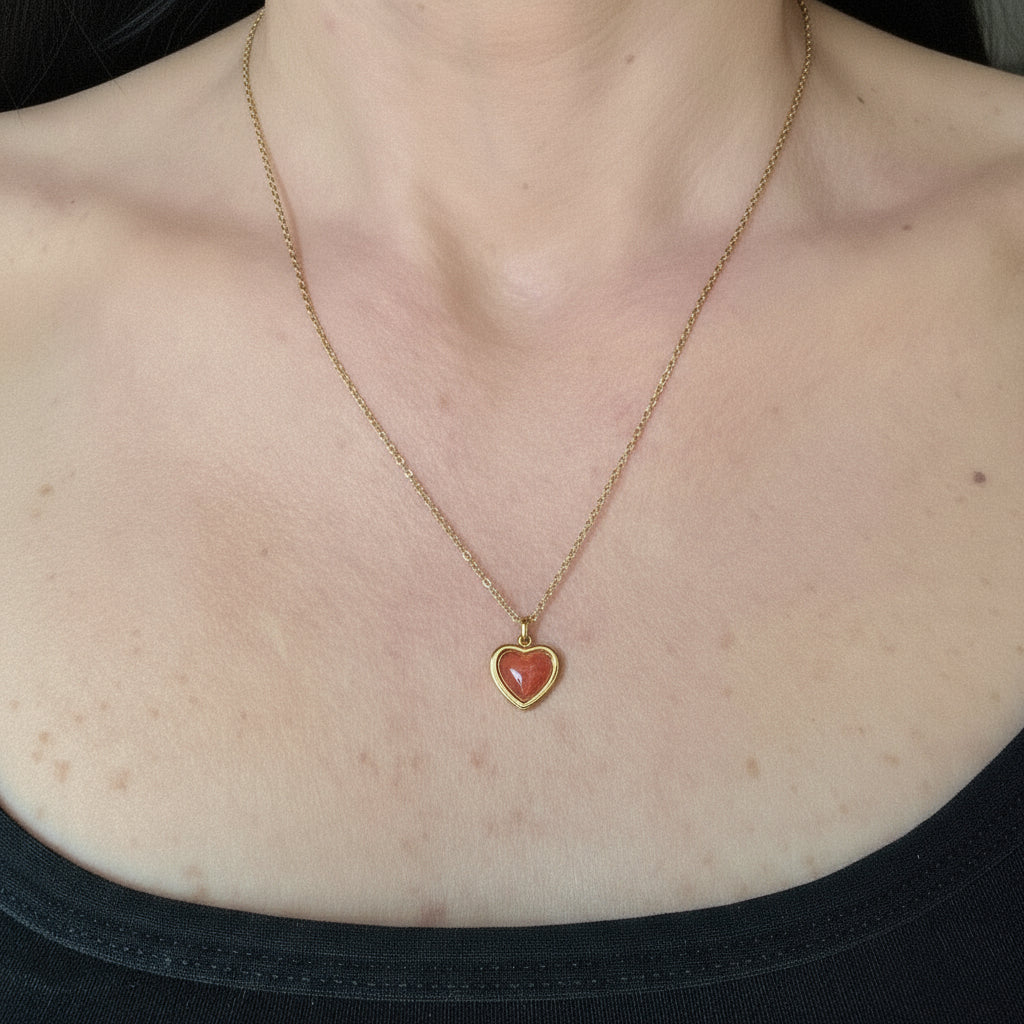 Collana Cuore Rosso