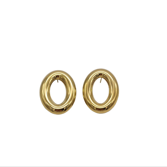 Orecchini Ovale Piatto