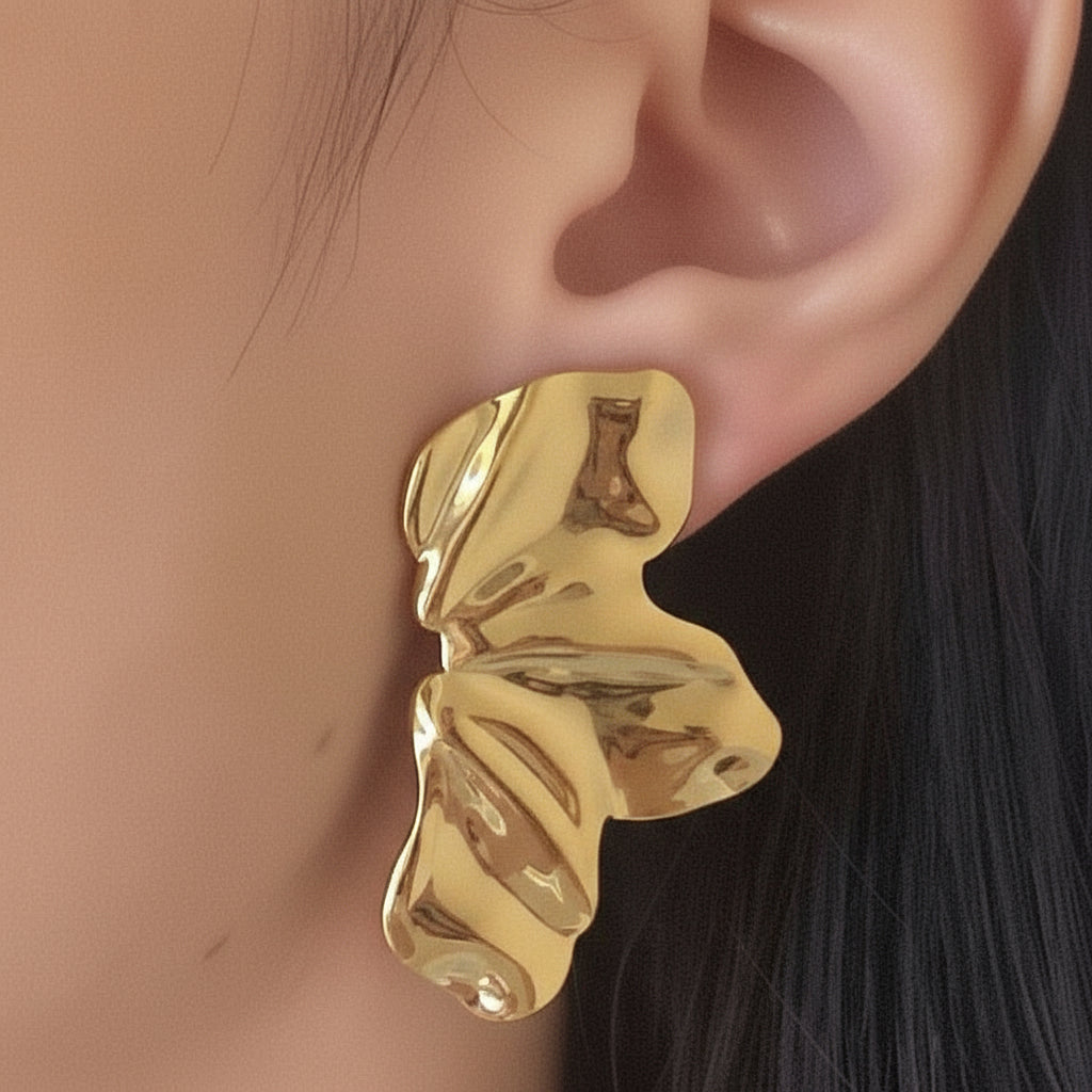 Orecchini Mezza Foglia