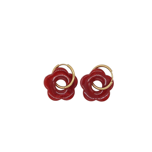 Orecchini Fleur Rouge