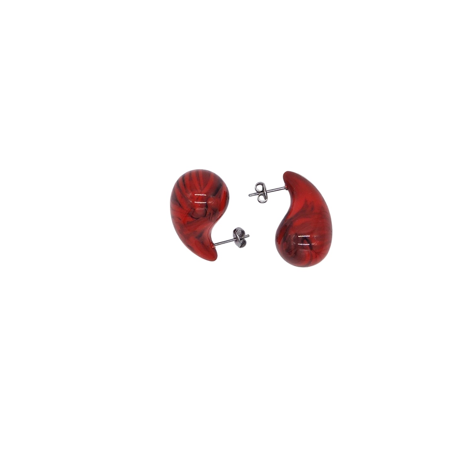 Orecchini Goccia Rossa