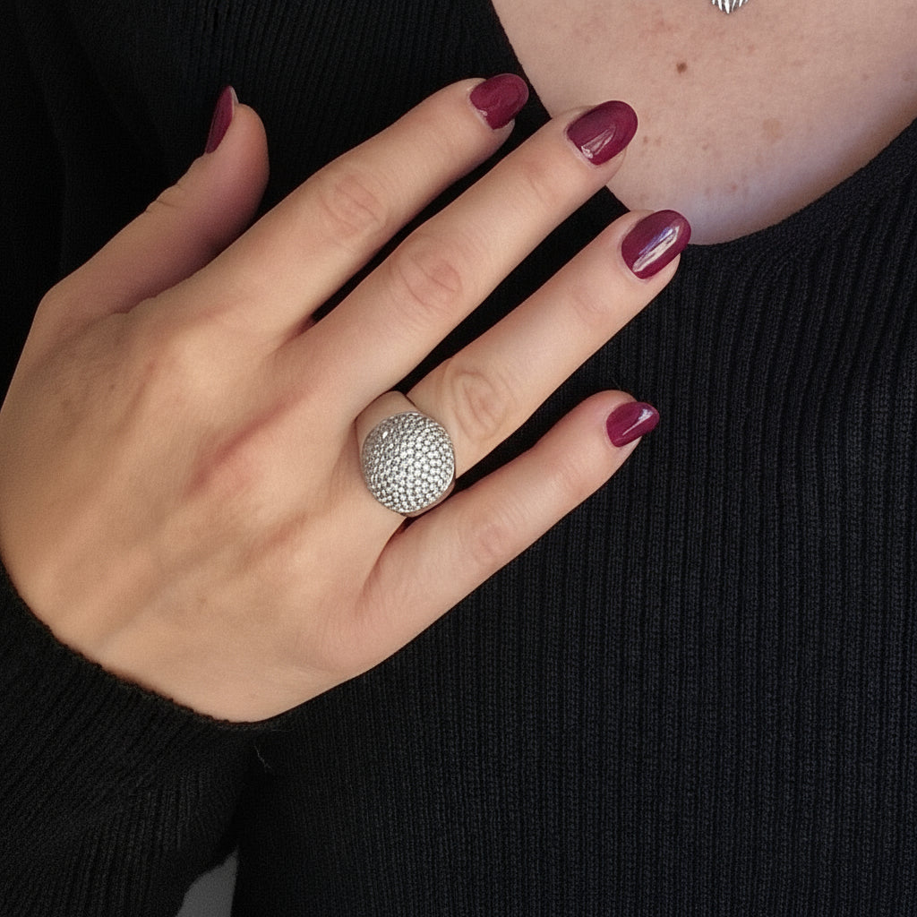Anello Bon Bon con strass