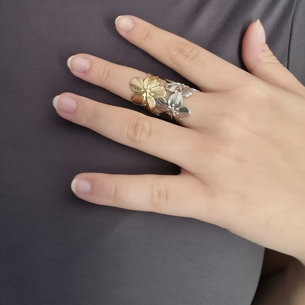 Anello Triple Flower