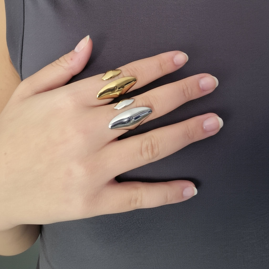 Anello Goccia Piatta