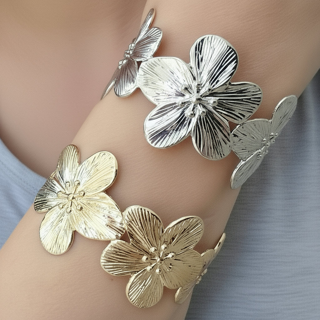 Bracciale Rigido Flower