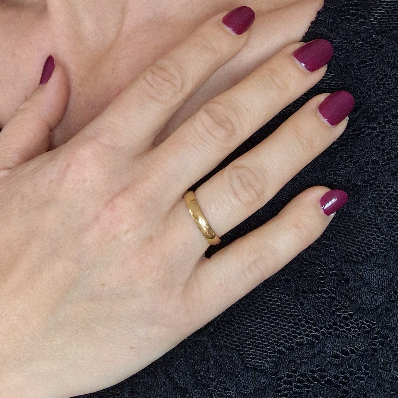 Anello Fedina Acciaio 4MM