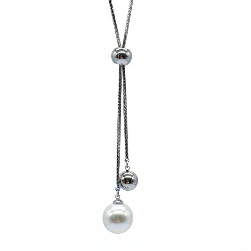 Collana Saliscendi Con Perle