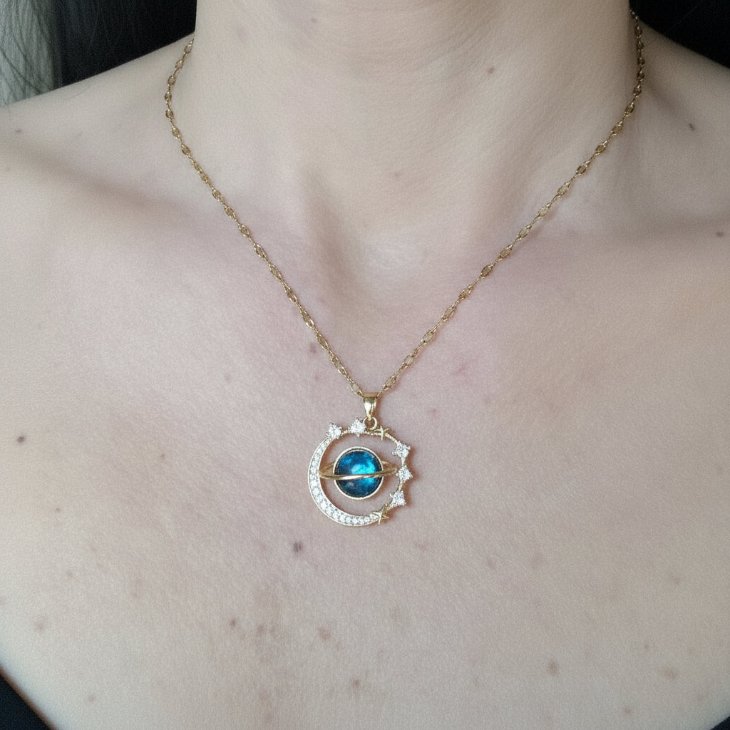 Collana Giove Con Strass