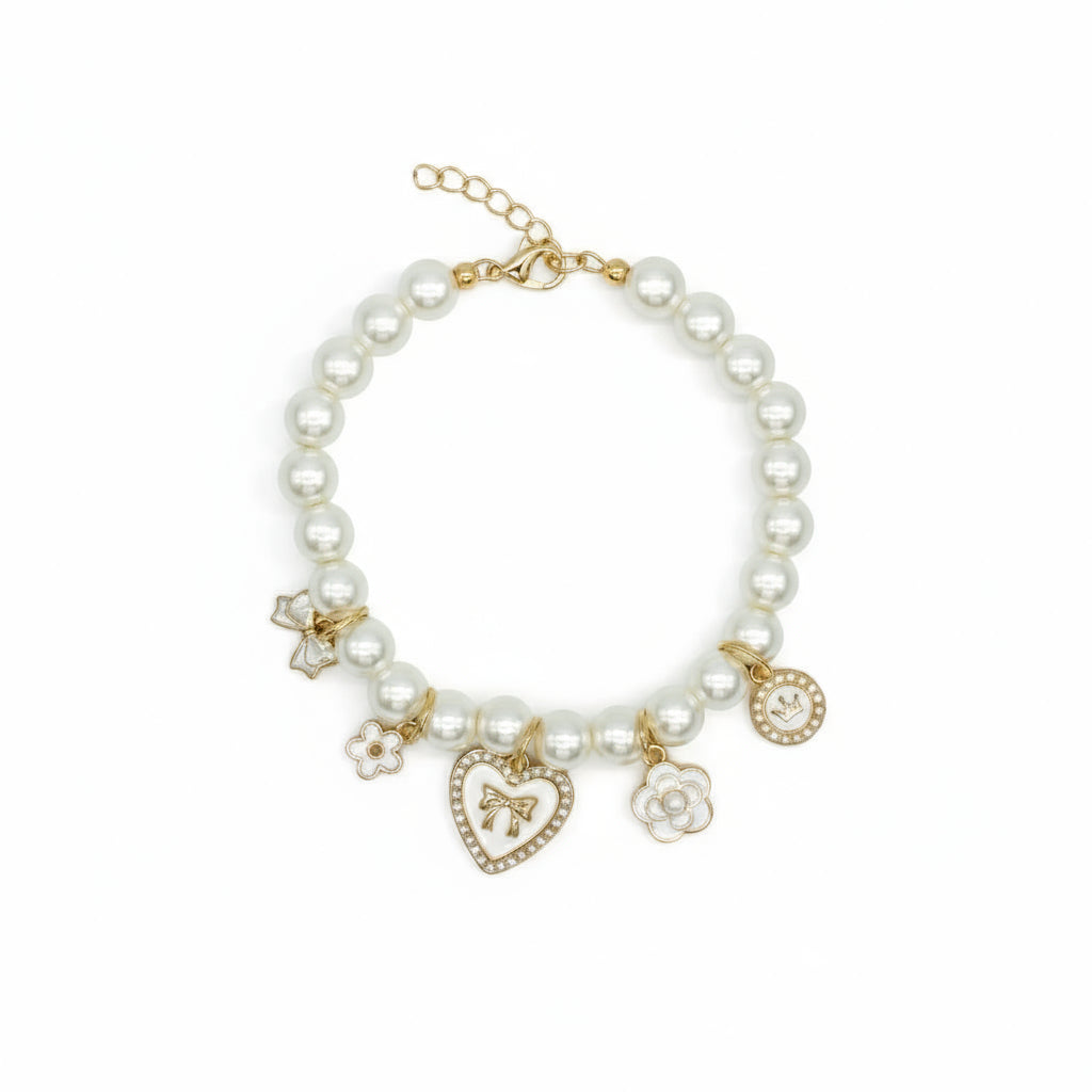 Collare Con Perle E Charm