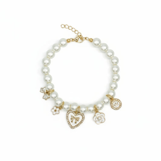 Collare Con Perle E Charm