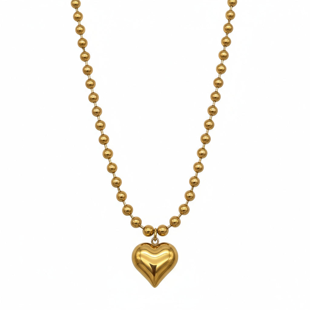 Collana Cuore Bombato