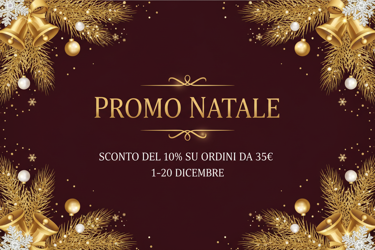 Banner Promo Natale - Testo e Decorazioni