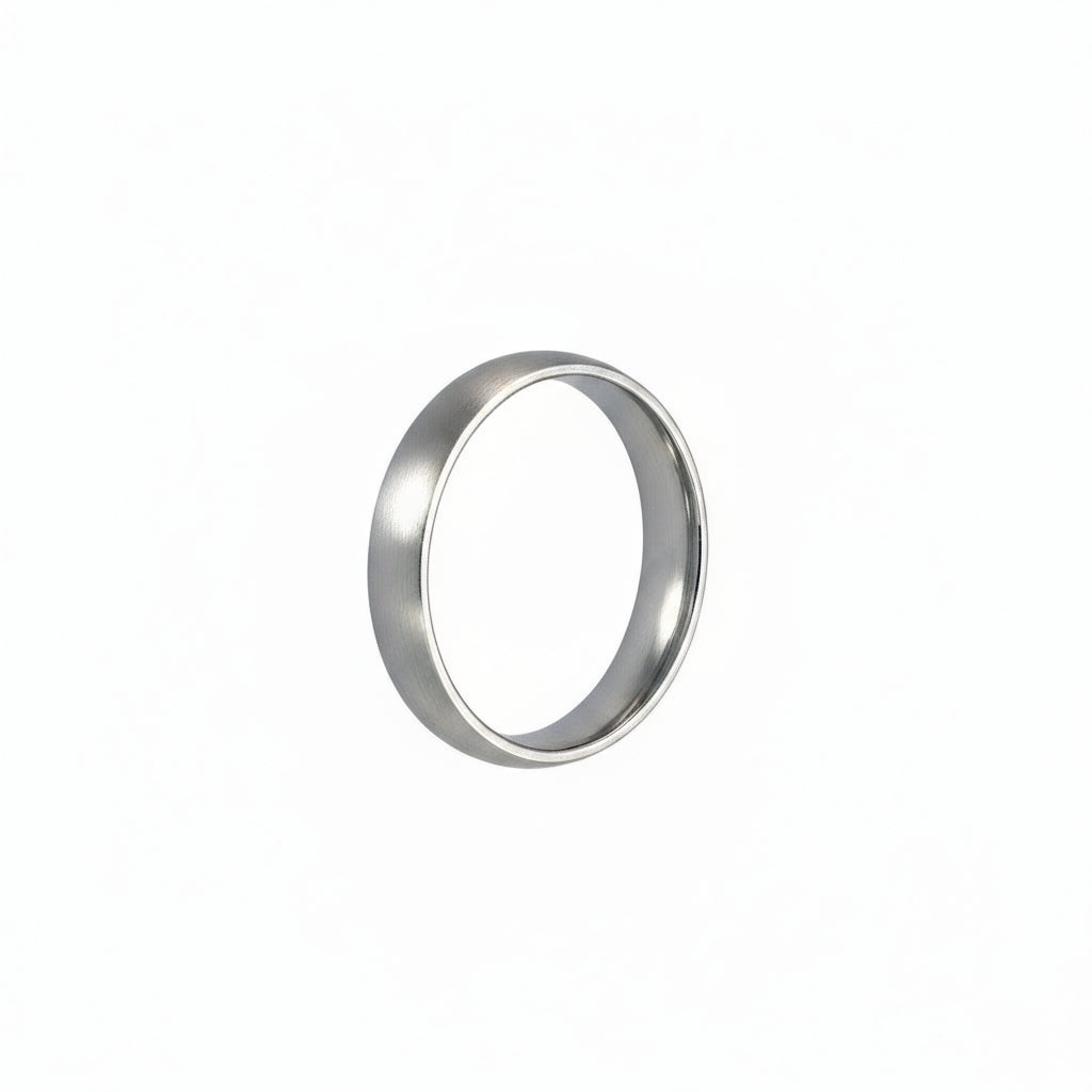 Anello Fedina Acciaio 4MM